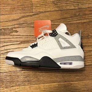 White and Gray Sneakers